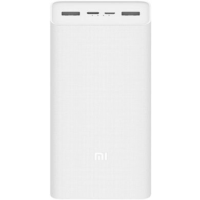 Зовнішній акумулятор (павербанк) Xiaomi Mi 3 30000mAh Quick Charge White (PB3018ZM, VXN4307CN)
