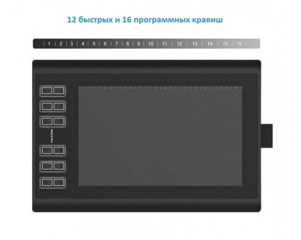 Графический планшет Huion New 1060 Plus