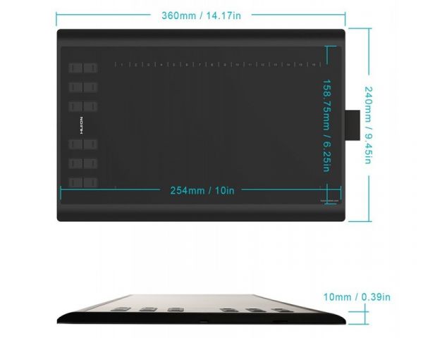 Графический планшет Huion New 1060 Plus