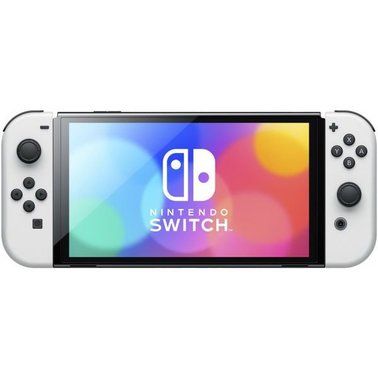 Портативная игровая приставка Nintendo Switch OLED with White Joy-Con