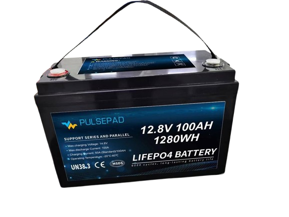 Акумулятор для ДБЖ Pulsepad 12V 100AH LiFePO4 BATTERY (УЦІНКА)