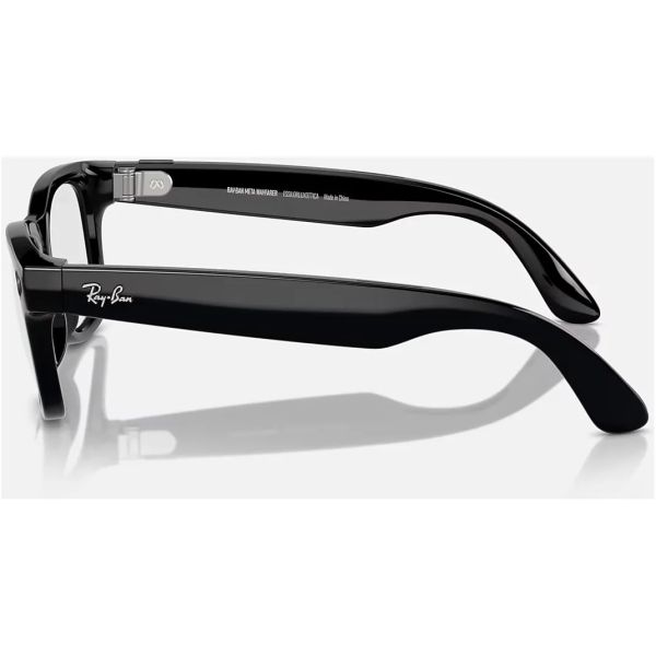 Смарт-окуляри Ray-Ban Смарт-окуляри Meta Wayfarer Shiny Black Frame Clear Lenses (RW4006 601/SB 50-22) - No BOX