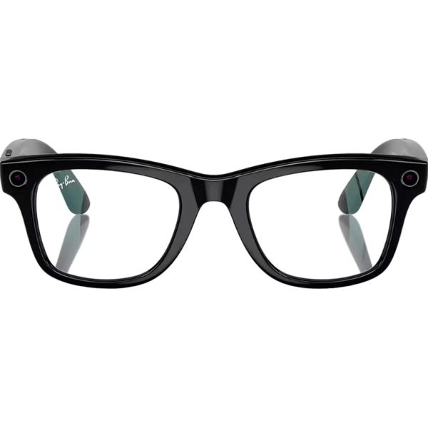 Смарт-окуляри Ray-Ban Смарт-окуляри Meta Wayfarer Shiny Black Frame Clear Lenses (RW4006 601/SB 50-22) - No BOX