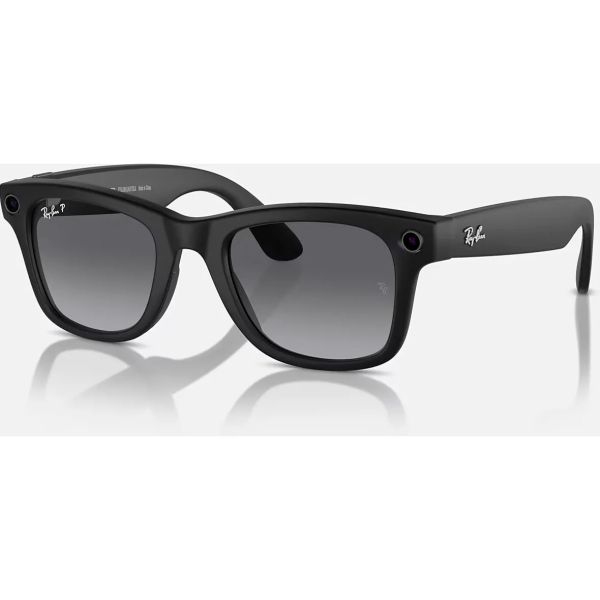 Смарт-окуляри Ray-Ban Смарт-окуляри Meta Wayfarer Matte Black Frame Graphite Lenses (RW4006 601ST3 50-22)