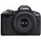 Бездзеркальний фотоапарат Canon EOS R50 kit RF-S 18-45mm IS STM Black (5811C033)