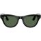 Смарт-окуляри Ray-Ban Meta Skyler Standard Shiny Black / G-15 Green (RW4010 601/71 52-20)