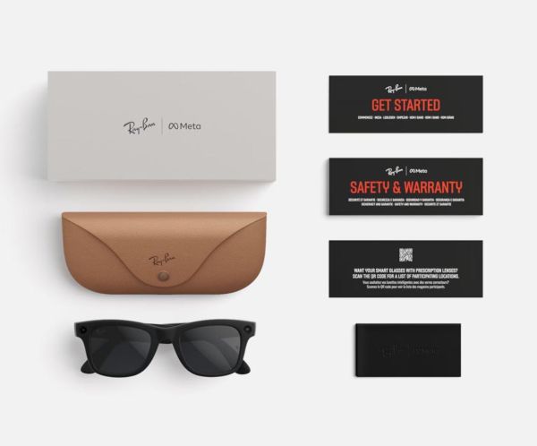 Смарт-окуляри Ray-Ban Meta Wayfarer Gen 2 Large Matte Black Frame/Clear to Grey Transitions Lenses (RW4012 601S1Z 53-22)
