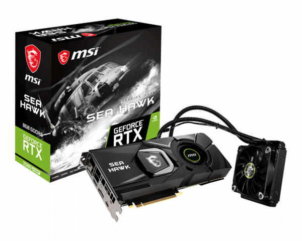 Видеокарта MSI GeForce RTX 2080 SUPER SEA HAWK X