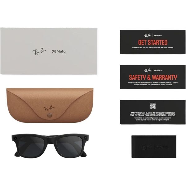 Смарт-окуляри Ray-Ban Meta Wayfarer Gen 2 LargeShiny Black Frame/Clear to Graphite Green Transit.Lens. RW4012 601/1M 50-22