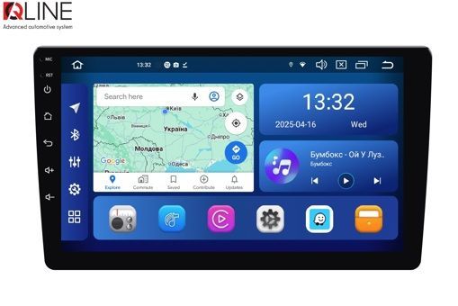 Автомагнітола Qline AMR-1033Pro DSP Android 12 3/32 10"