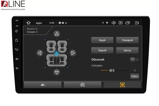 Автомагнітола Qline Qline AMR-933Pro DSP Android 12 3/32 9"