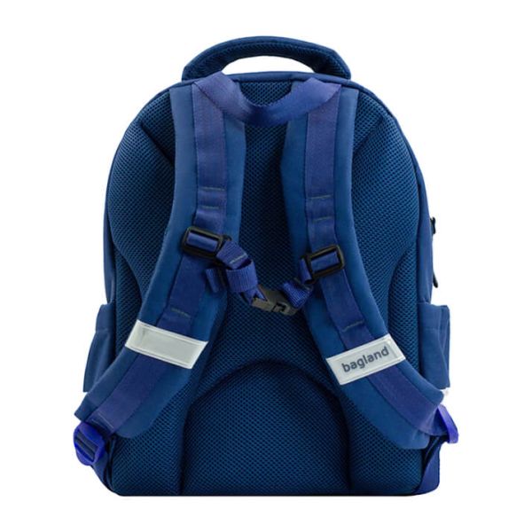 Рюкзак школьный Bagland Butterfly 21 л. 225 синий 1150 (0056566)