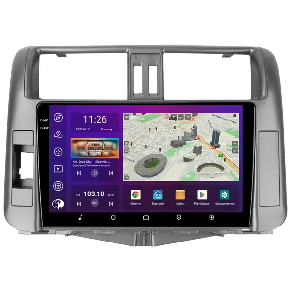 Штатна магнітола PHANTOM DVA-2K9 Pro 4G 360° 4+64 Toyota Land Cruiser Prado (150) 2009-2013 amp