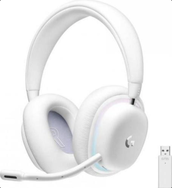 Навушники з мікрофоном Logitech G735 Off White (981-001083)