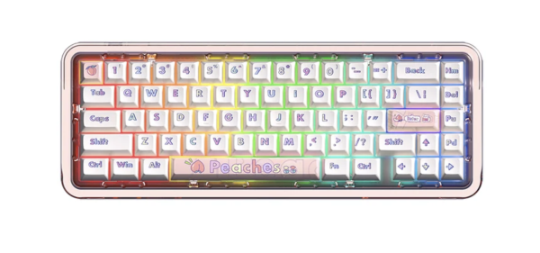 Клавіатура AJAZZ Firstblood B67 (Transparent Pink)