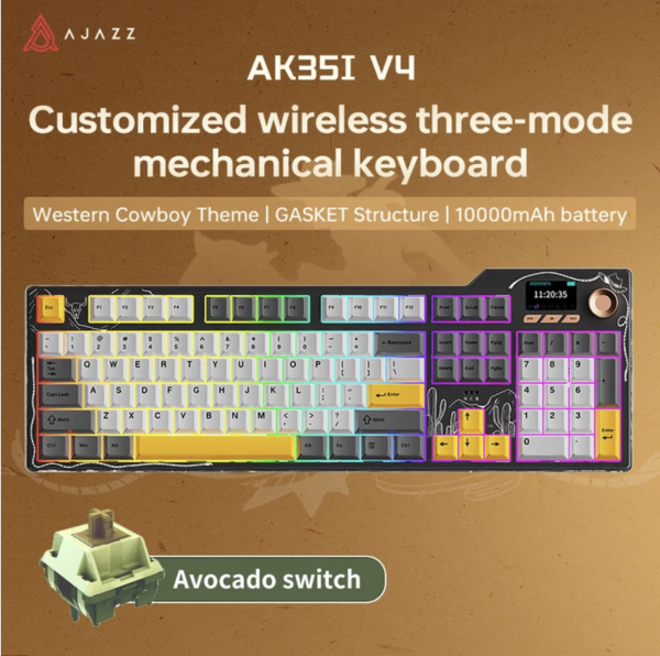 Клавіатура AJAZZ AK35I V4 (Starry Gray)