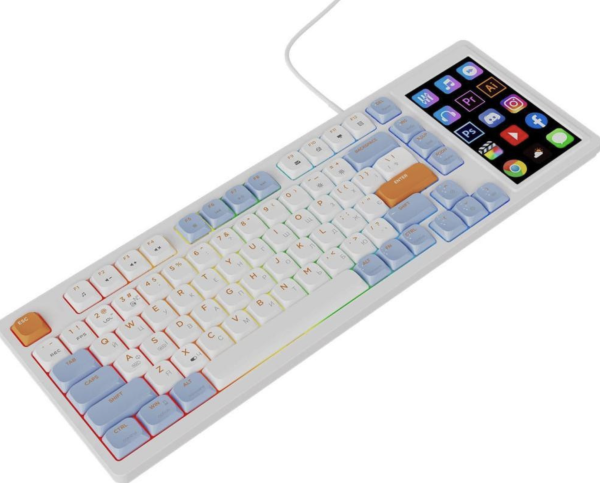 Клавіатура Ajazz AKP815 Brown Switch (White) 