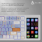 Клавіатура Ajazz AKP815 Brown Switch (White) 