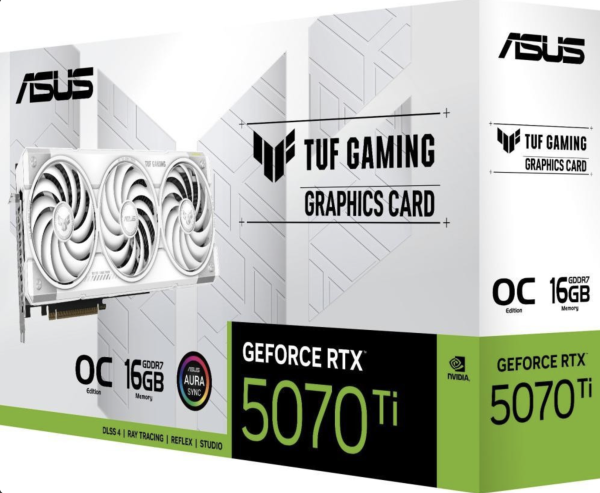 Відеокарта ASUS TUF-RTX5070TI-O16G-WHITE-GAMING