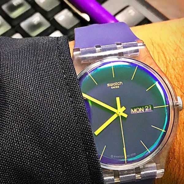 Наручные часы Swatch POLAPURPLE SUOK712