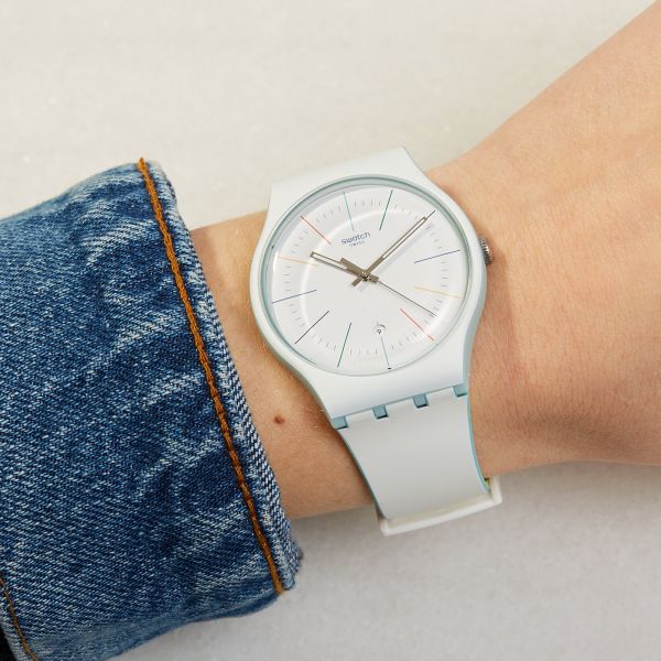 Наручные часы Swatch WHITE LAYERED SUOS404