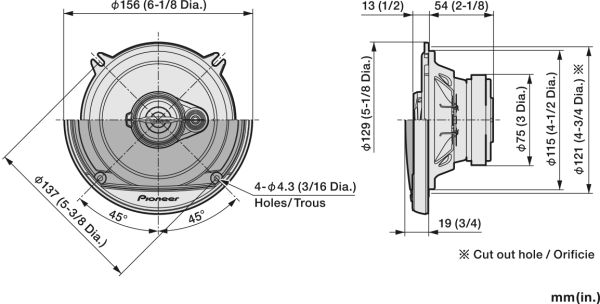 Автоакустика Pioneer TS-A1371F