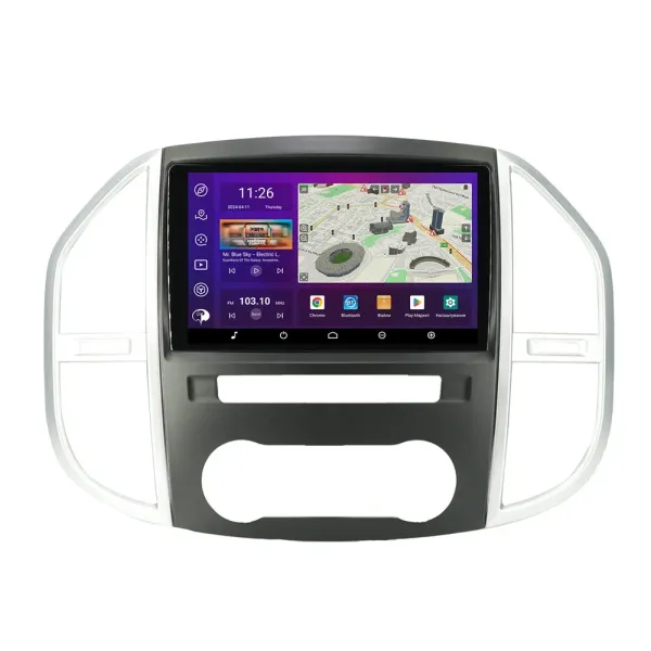 Штатна магнітола PHANTOM DVA-2K10 Pro 4G 360° 4+64 Mercedes Benz Vito 3 (W447) 2014-2020