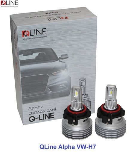 Світлодіодні лампи Qline Alpha VW-H7 6000K (2шт)