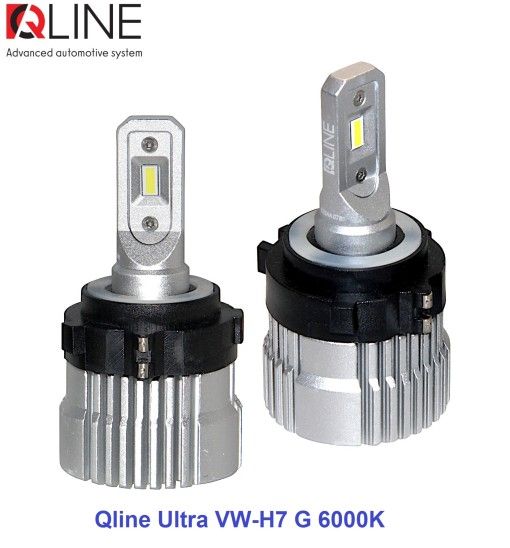 Лампи світлодіодні Qline Ultra VW-H7 G 6000K (2шт)