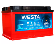 Автомобільний акумулятор EFB Westa 6CT-110 АзЕ RED EFB Start-Stop (WEFB110)
