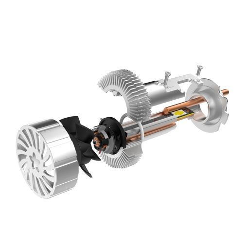 Світлодіодні лампи ALed XL H7 6000К 65W 12V XLH7G5 (2 шт)