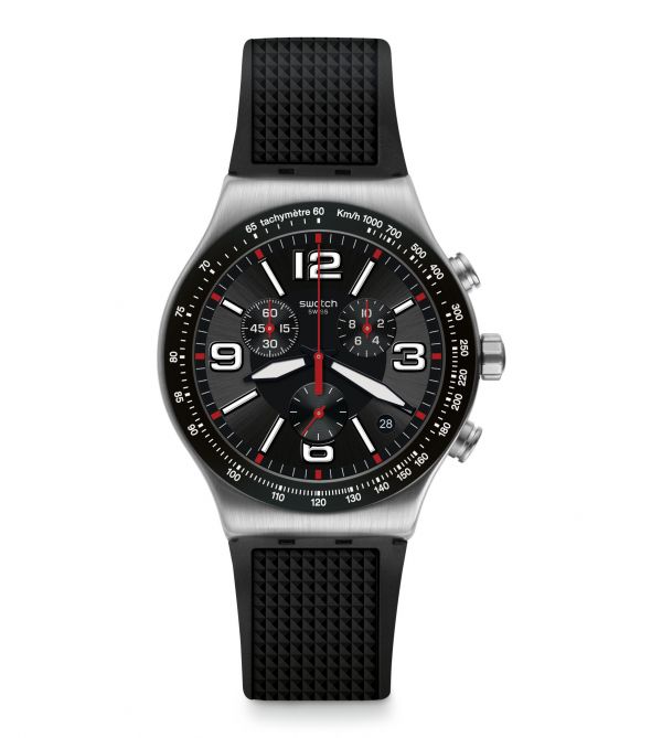Наручные часы Swatch VERY DARK GRID YVS461