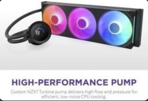 Водяне охолодження NZXT Kraken Plus 360 RGB V2 Black (RL-KR360-B2)